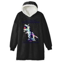Don’T Mess With Bartendersaurus You’Ll Get Jurasskicked Hooded Wearable Blanket