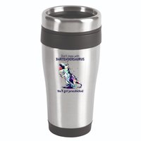 Don’T Mess With Bartendersaurus You’Ll Get Jurasskicked 16oz Travel Tumbler