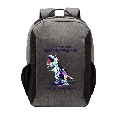 Don’T Mess With Bartendersaurus You’Ll Get Jurasskicked Vector Backpack