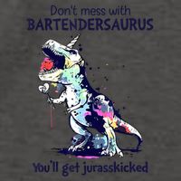 Don’T Mess With Bartendersaurus You’Ll Get Jurasskicked Vector Backpack