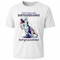 Don’T Mess With Bartendersaurus You’Ll Get Jurasskicked Performance Shirt