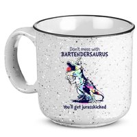 Don’T Mess With Bartendersaurus You’Ll Get Jurasskicked 15oz Campfire Ceramic Mug