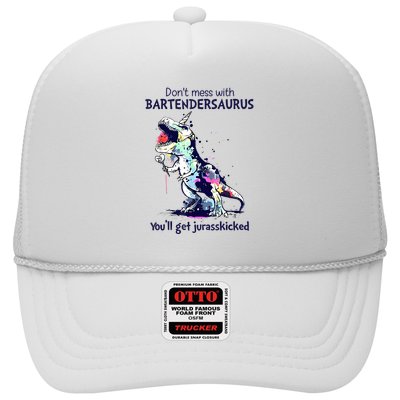 Don’T Mess With Bartendersaurus You’Ll Get Jurasskicked Trucker Hat