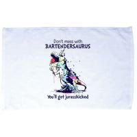 Don’T Mess With Bartendersaurus You’Ll Get Jurasskicked Microfiber Hand Towel