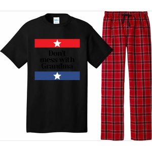 Don't Mess With Grandma Texas Mom Grandmother Gift Pajama Set