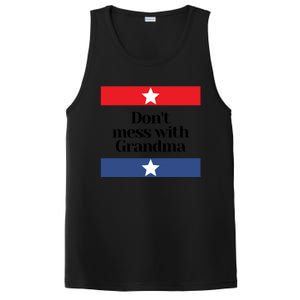 Don't Mess With Grandma Texas Mom Grandmother Gift PosiCharge Competitor Tank