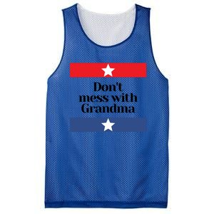 Don't Mess With Grandma Texas Mom Grandmother Gift Mesh Reversible Basketball Jersey Tank