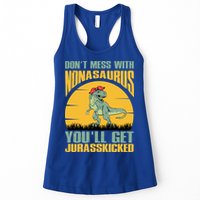 Don't Mess With Nonasaurus You'll Get Jurasskicked Mother's Day Womens Tank Top