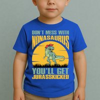Don't Mess With Nonasaurus You'll Get Jurasskicked Mother's Day Toddler T-Shirt