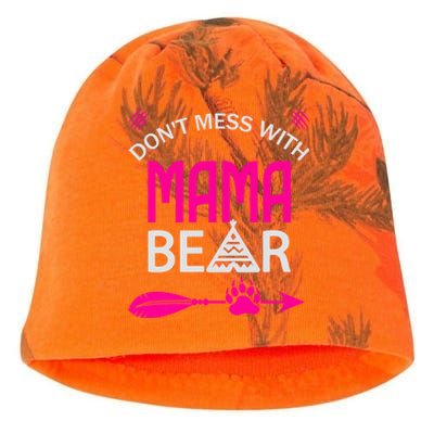 Don't Mess With Mama Bear Gift Funny Bear Mom Cool Gift Kati - Camo Knit Beanie