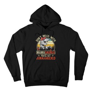 DonT Mess With Mamasaurus YouLl Get Jurasskicked Mama Hoodie