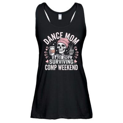 Dance Mom Weekends Coffee And Dance Comps Ladies Essential Flowy Tank