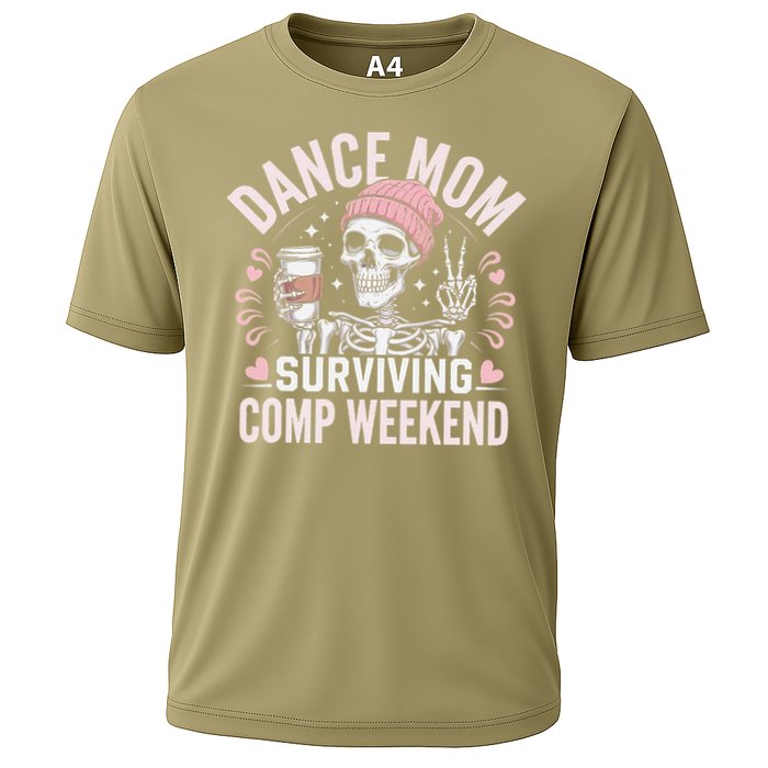Dance Mom Weekends Coffee And Dance Comps Cooling Performance Crew T-Shirt