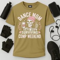 Dance Mom Weekends Coffee And Dance Comps Cooling Performance Crew T-Shirt