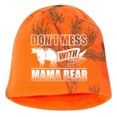 Don't Mess With Mama Bear Camping Gift Camper Gift Kati - Camo Knit Beanie