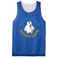 Dont Mess With Mother Earth Cute Gift Mesh Reversible Basketball Jersey Tank