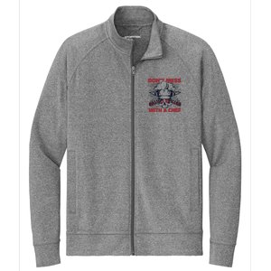 Dont Mess With A Chef Chef De Cuisine Sous Chef Cook Chef Gift Stretch Full-Zip Cadet Jacket