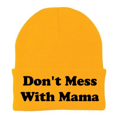 Don't Mess With Mama Gift Tops Blessed Wife Mom Boss Great Gift Knit Cap Winter Beanie