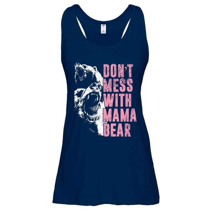 Don't Mess With Mama Bear Funny Mama Bear Ladies Essential Flowy Tank