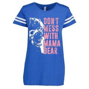 Don't Mess With Mama Bear Funny Mama Bear Enza Ladies Jersey Football T-Shirt