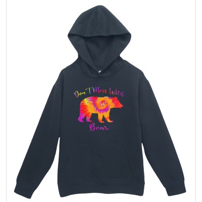 Don't Mess with Mama Bear Funny Mother's Day Tie Dye Urban Pullover Hoodie