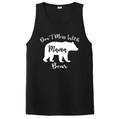 Dont Mess With Mama Bear Funny Mothers Day PosiCharge Competitor Tank