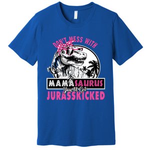 Don't Mess With Mamasaurus You'll Get Jurasskicked Gift Premium T-Shirt