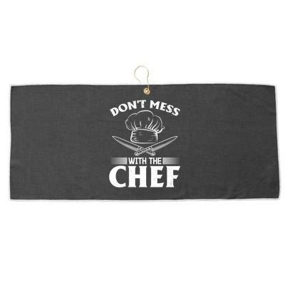 Dont Mess With The Chef Kitchen Instruts Cooks Chef Cook Gift Large Microfiber Waffle Golf Towel