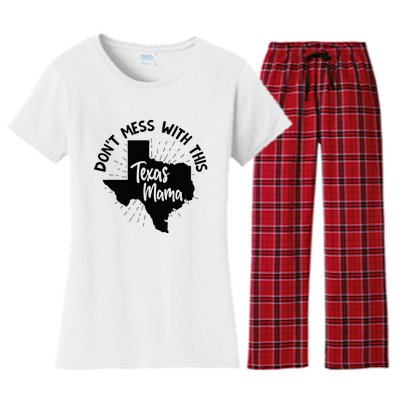 Dont Mess With This Texas Mama Women's Flannel Pajama Set