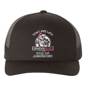 Dont Mess With Grandmasaurus Youll Get Jurasskicked Grandma  Yupoong Adult 5-Panel Trucker Hat