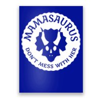 Don't Mess With Mamasaurus Funny Cute And Moms Gift Poster