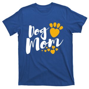 Dog Mom With Yellow Hearts Gift T-Shirt