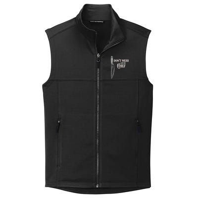 Dont Mess With The Chef Knife Cool Gift Collective Smooth Fleece Vest