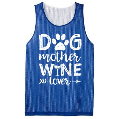 Dog Mother Wine Lover Gift Dog Mom Wine MotherS Day Gift Mesh Reversible Basketball Jersey Tank