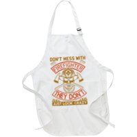 Don't Mess With Firefighter They Don't Just Look Crazy Apron