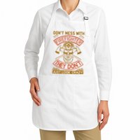 Don't Mess With Firefighter They Don't Just Look Crazy Apron