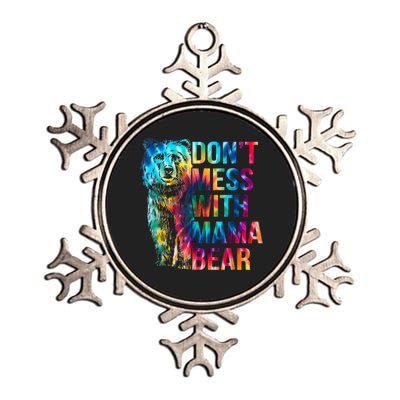 Dont Mess With Mama Bear Mothers Day Metallic Star Ornament