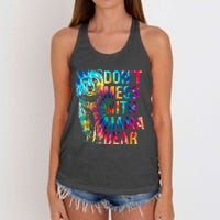 Dont Mess With Mama Bear Mothers Day Women's Knotted Racerback Tank