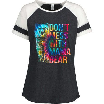 Dont Mess With Mama Bear Mothers Day Enza Ladies Jersey Colorblock Tee