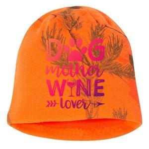 Dog Mother Wine Lover Gift Dog Mom Wine MotherS Day Gift Kati - Camo Knit Beanie