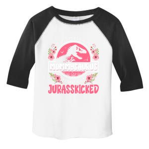 Don't Mess With Mommysaurus T Rex Dinosaur Mom Mother's Day Gift Toddler Fine Jersey T-Shirt