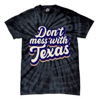 Don't Mess With Texas Retro Logo Tie-Dye T-Shirt