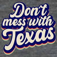 Don't Mess With Texas Retro Logo Flatbill Hat