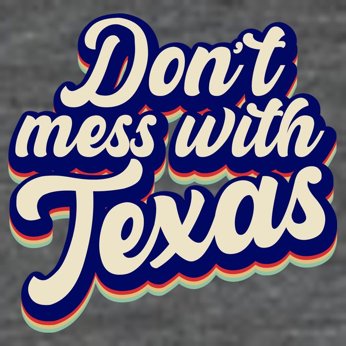 Don't Mess With Texas Retro Logo Flatbill Hat