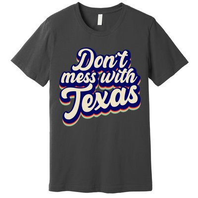 Don't Mess With Texas Retro Logo Premium T-Shirt