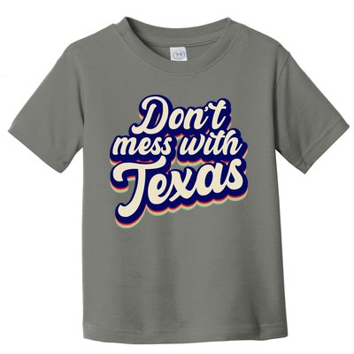 Don't Mess With Texas Retro Logo Toddler T-Shirt