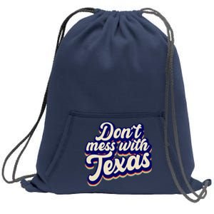 Don't Mess With Texas Retro Logo Sweatshirt Cinch Pack Bag