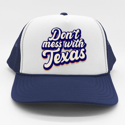 Don't Mess With Texas Retro Logo Trucker Hat