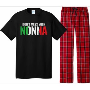 DonT Mess With Nonna Italian Grandma Pajama Set