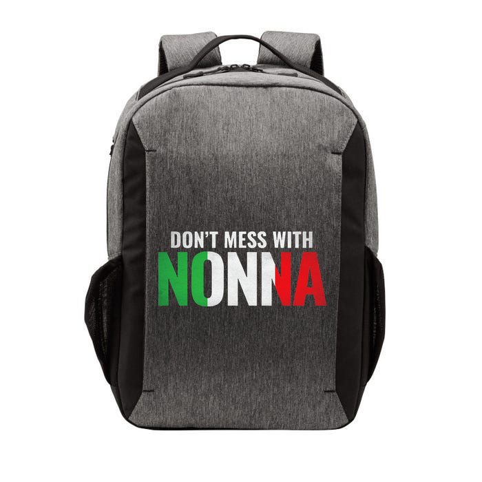 DonT Mess With Nonna Italian Grandma Vector Backpack
